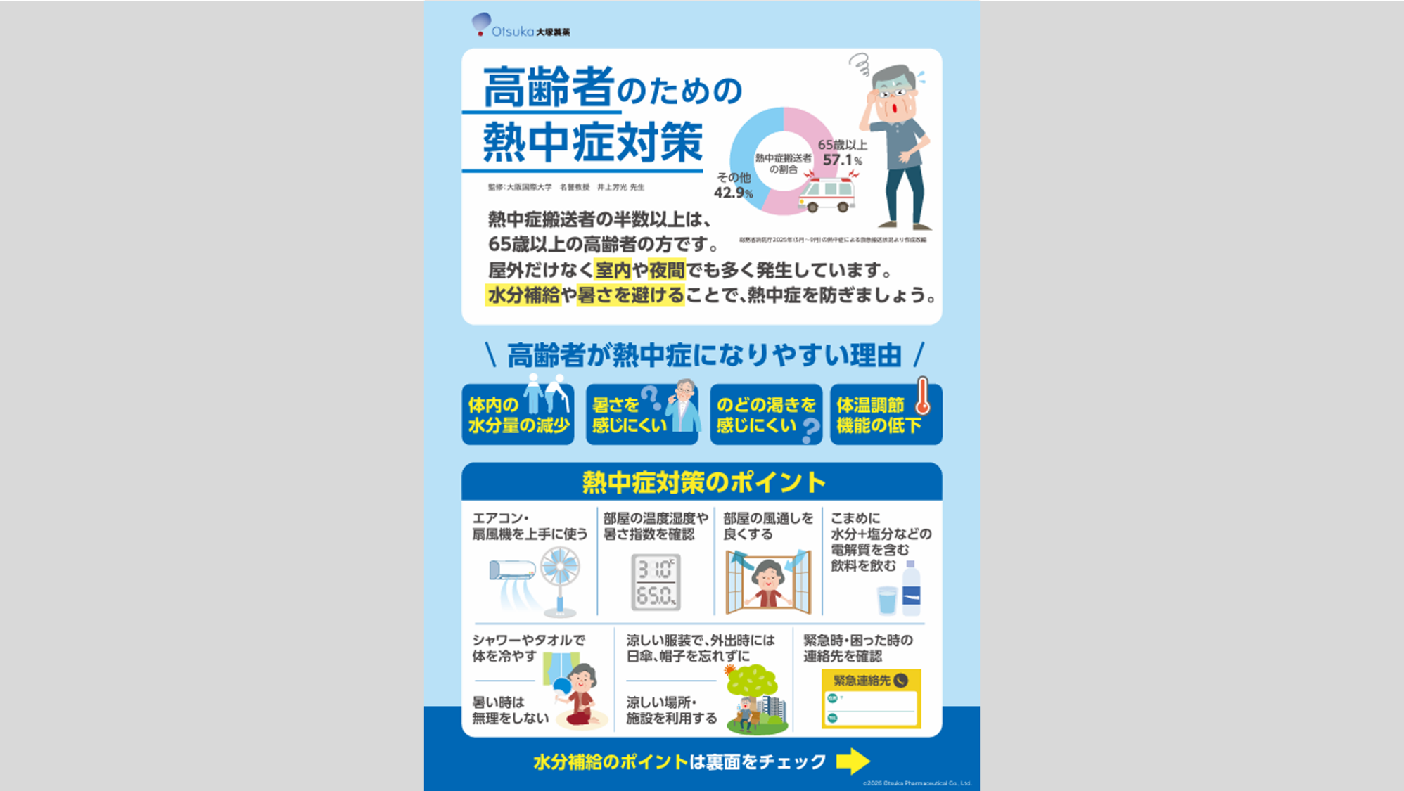 高齢者のための熱中症対策